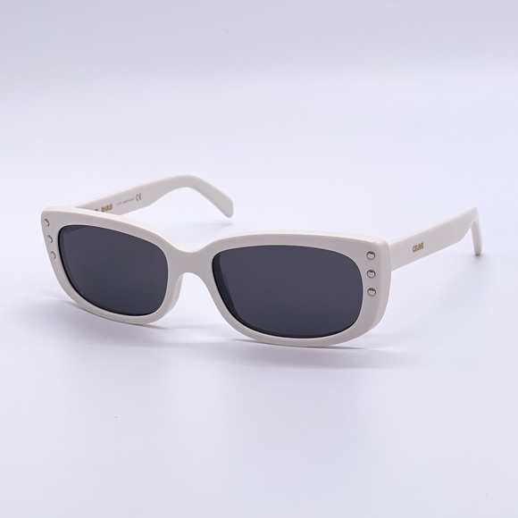 NEW CELINE CL40072I 25N WOMEN WHITE CELINE SUNGLASSES CL 40072I - Picture 3 of 10